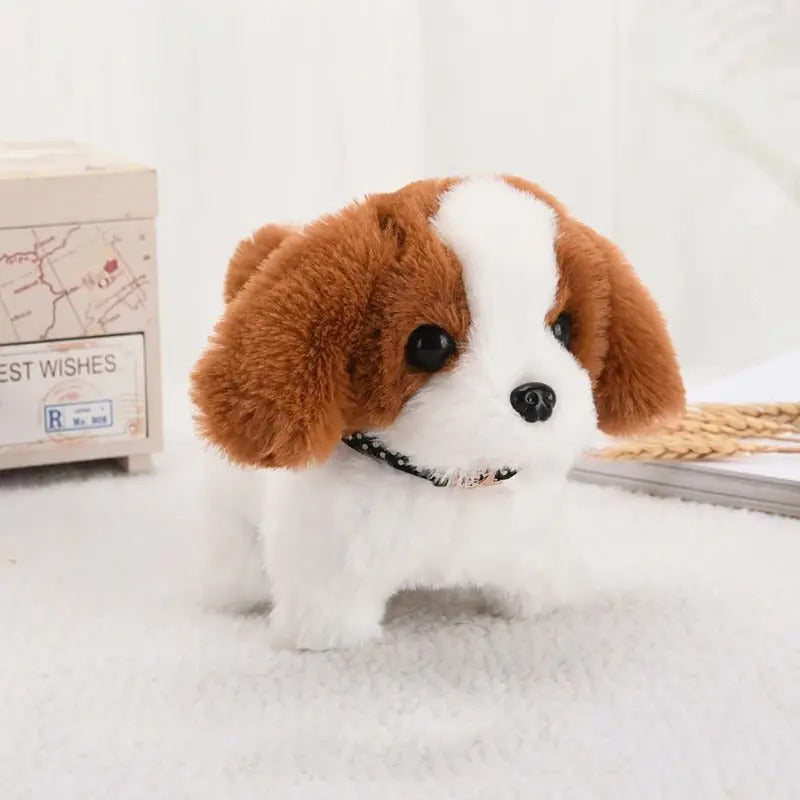 歩く、吠える、うなずく、尻尾を振るシミュレーション電気犬