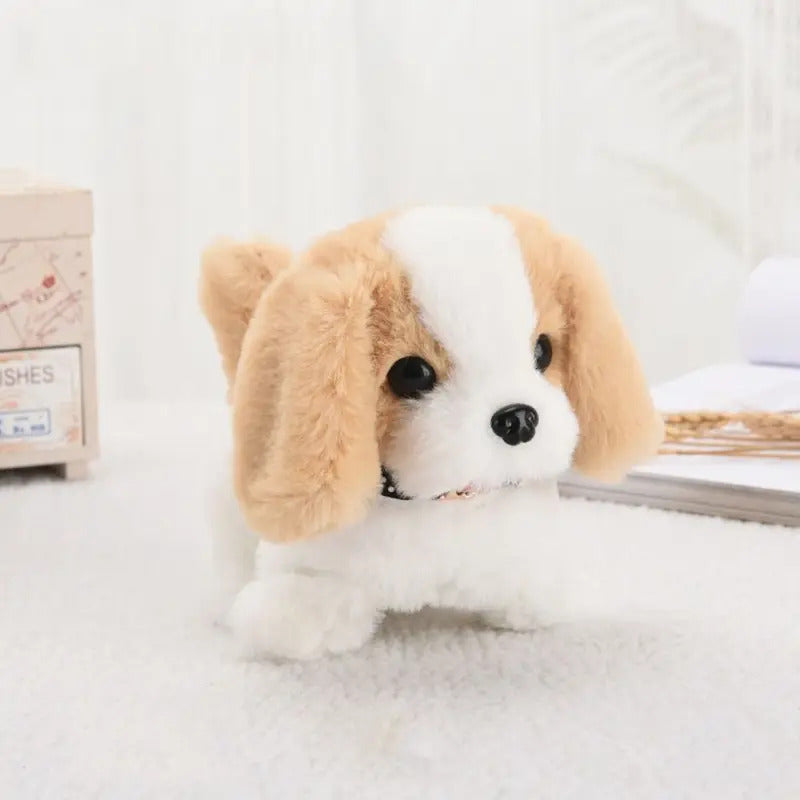 歩く、吠える、うなずく、尻尾を振るシミュレーション電気犬