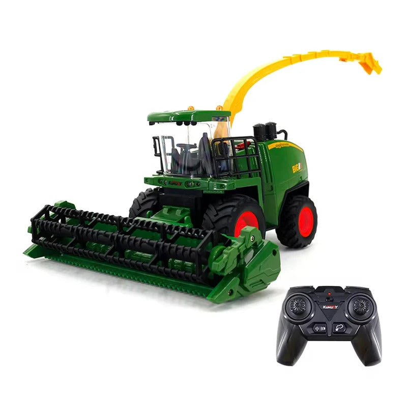 子供用トラックモデル RC ファーマー 1:24 小麦トウモロコシ収穫機