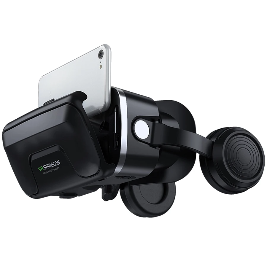3D Virtual Reality VR Glasses With Controllers