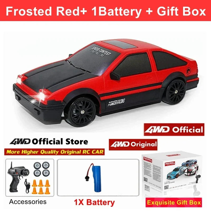 4WD RCドリフトカーリモートコントロールGTRPRO AE86PROモデル