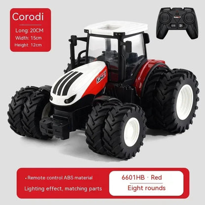 1:24 Alloy Remote-Controlled Tractor Toy