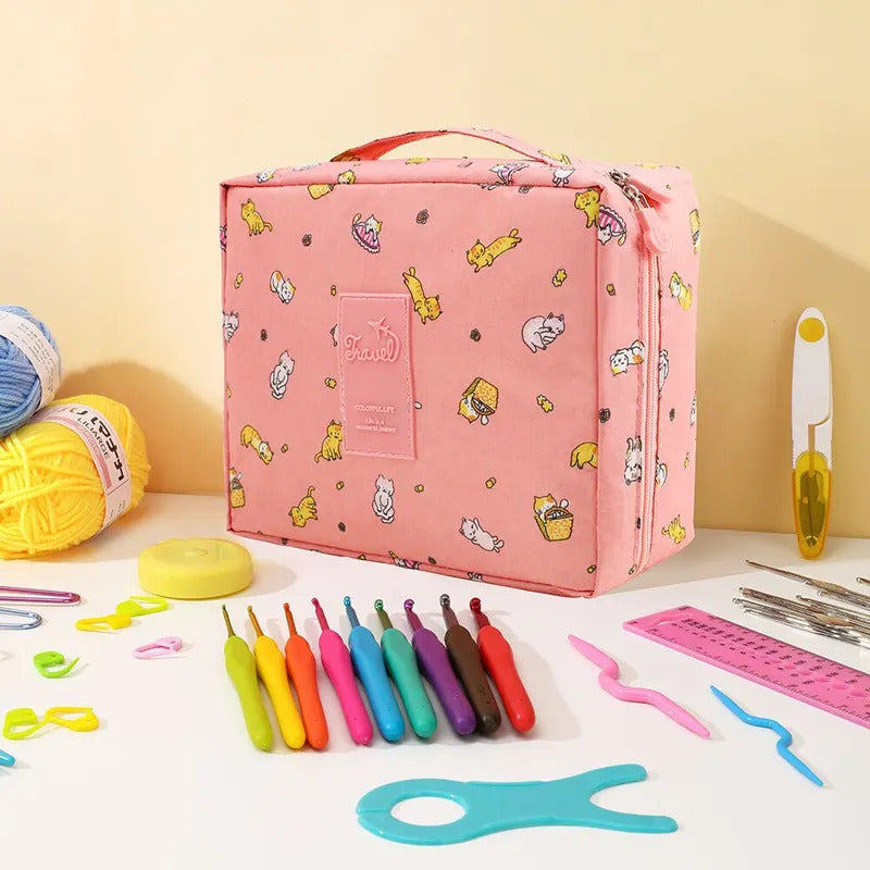 Crochet Kits For Beginners and Multi-color Storage Kits