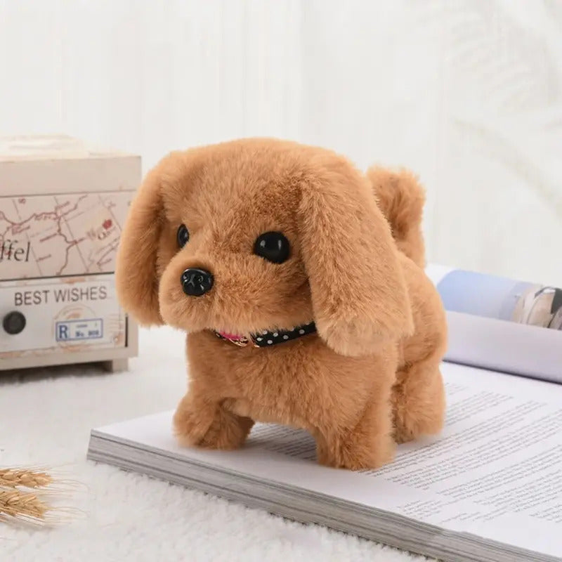 歩く、吠える、うなずく、尻尾を振るシミュレーション電気犬