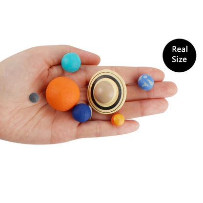 9pcs/Set Simulation The Solar System Cosmic Planet System Model