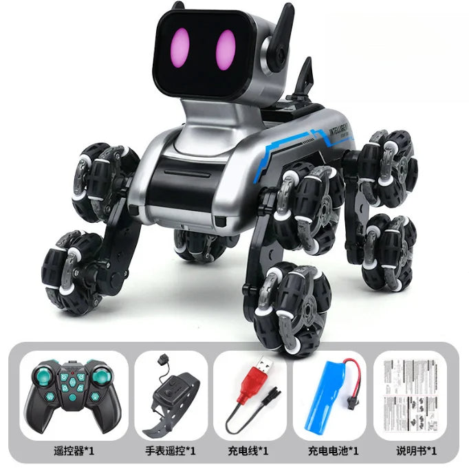 Kid's 8-wheel RC Car Toy Boy Intelligent Machine Dog RC Car