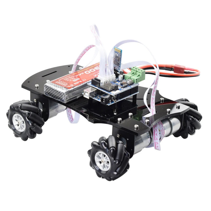 PS2 Handle/Hc-06 RC Control 5KG Load Mecanum Wheel Robot