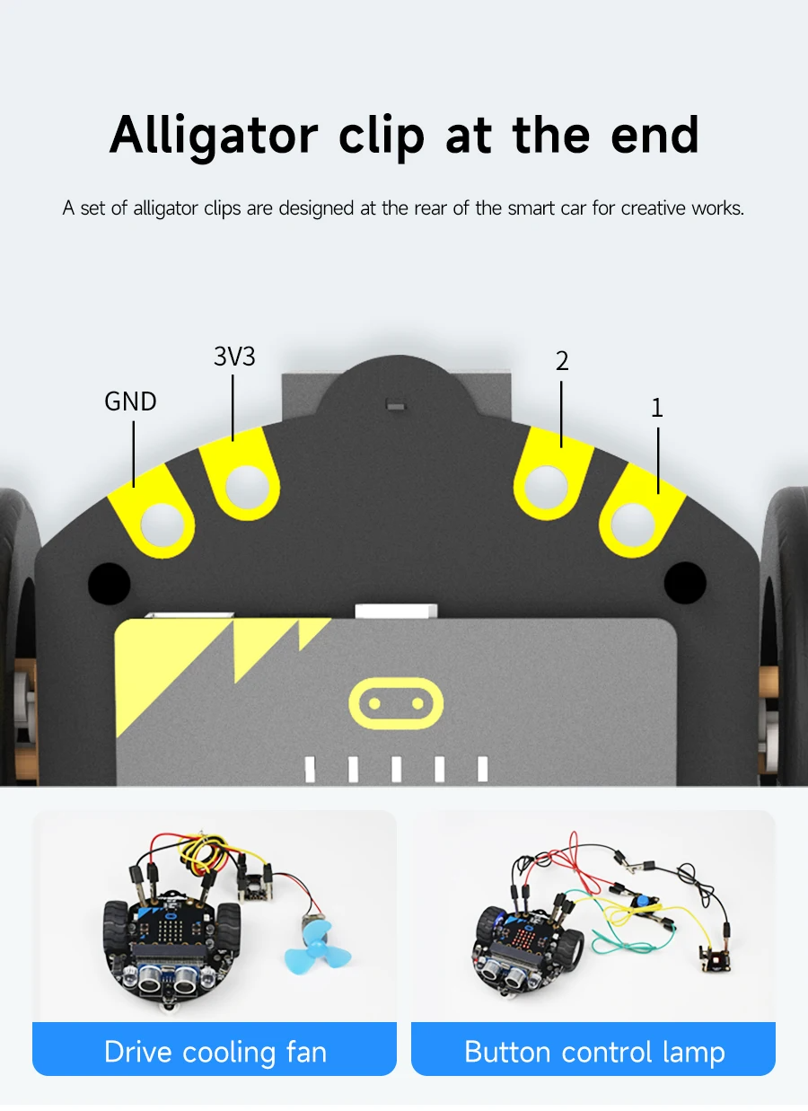 Robot Car With WiFi Camera Module Programmable Toy