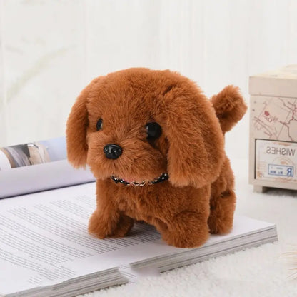 歩く、吠える、うなずく、尻尾を振るシミュレーション電気犬
