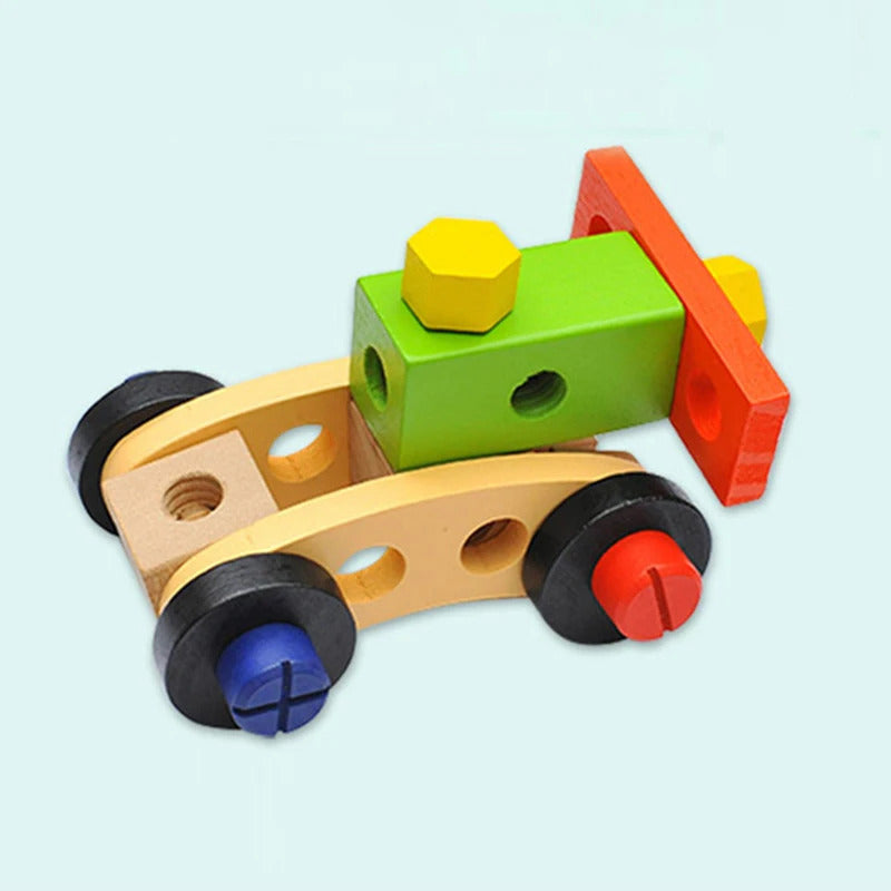 プラスチック製木製ツールボックス子供用ごっこ遊びセット