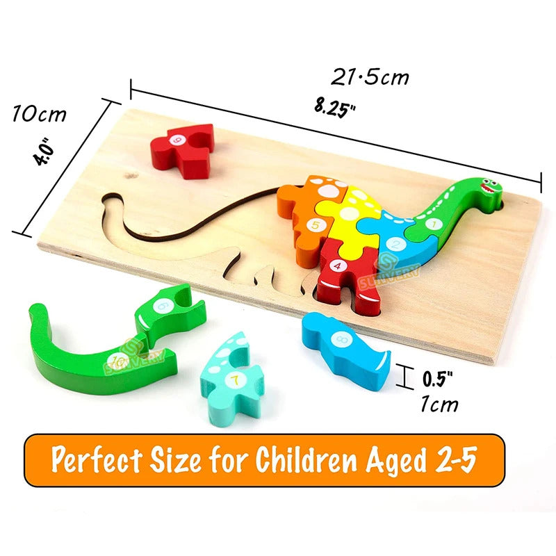 木製幼児用パズル 3Dパズル 知育玩具