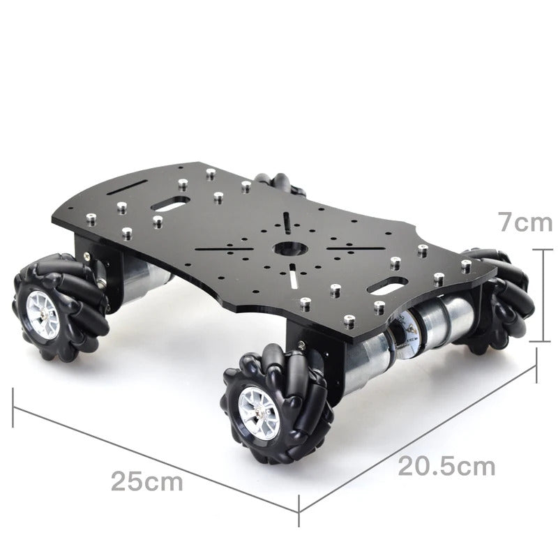 PS2 Handle/Hc-06 RC Control 5KG Load Mecanum Wheel Robot