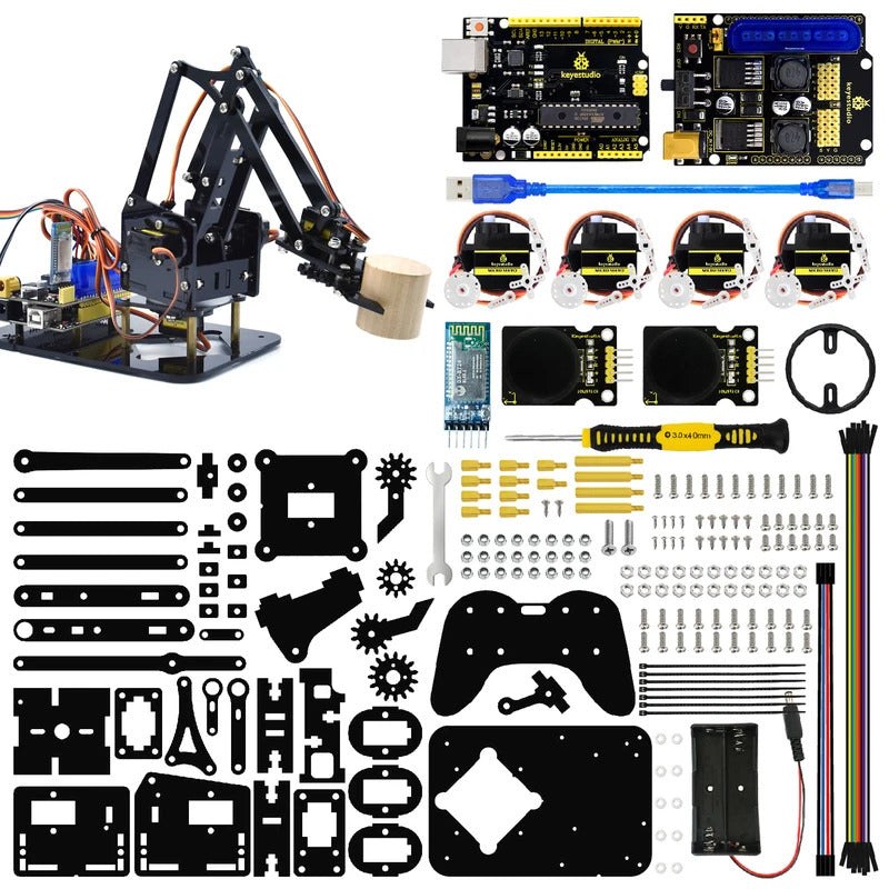 STEM  4DOF Robot Arm Kit  Mechanical Arm Claw Kit