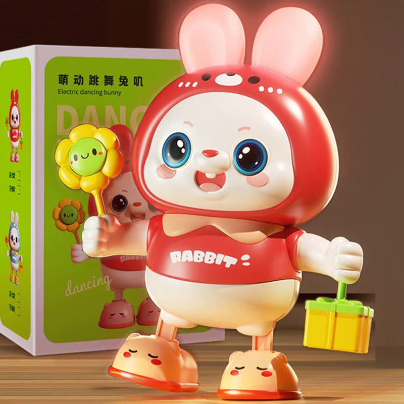 子供用かわいいウサギ電子玩具ペット 音楽ライト付き