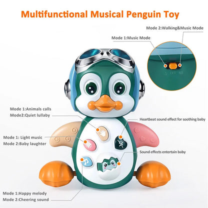 ミュージカルペンギン幼児用移動歩行ダンスおもちゃ