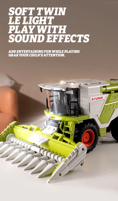 子供用トラックモデル RC ファーマー 1:24 小麦トウモロコシ収穫機