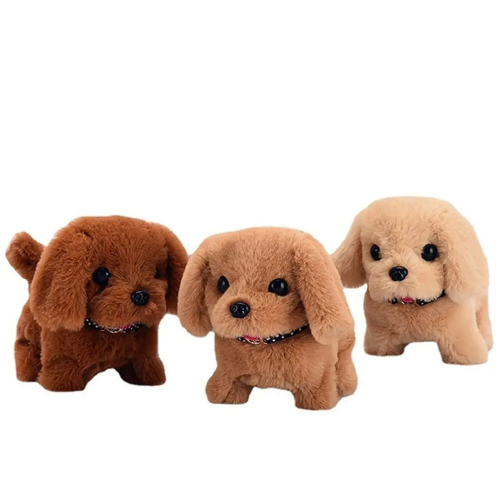 歩く、吠える、うなずく、尻尾を振るシミュレーション電気犬