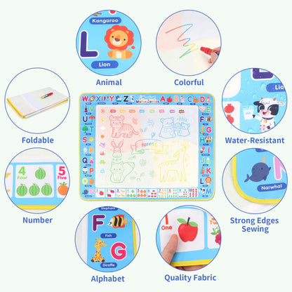 Coolplay ウォーター ドゥードゥル マッ​​ト ぬり絵 描画マット