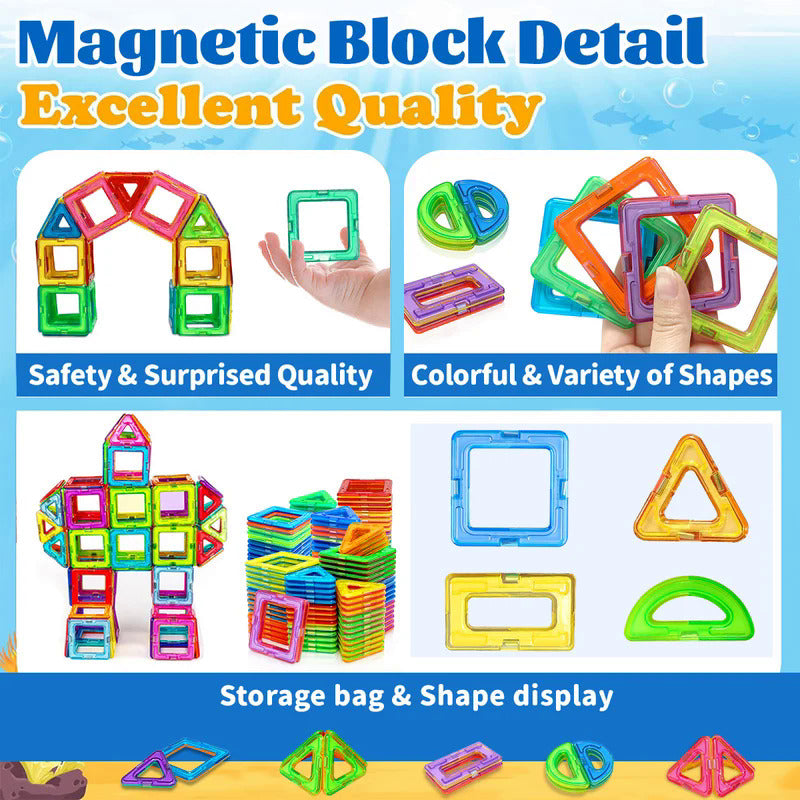 Magnetic Building Blocks DIY Magnets Toys