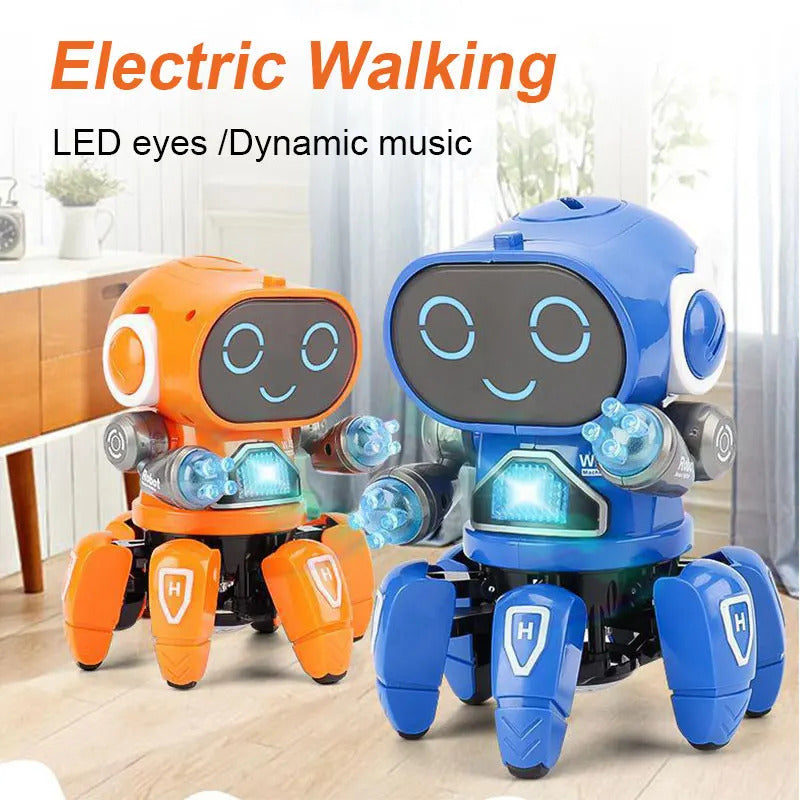 ダンスロボット 電動ペット ミュージカル 光るおもちゃ