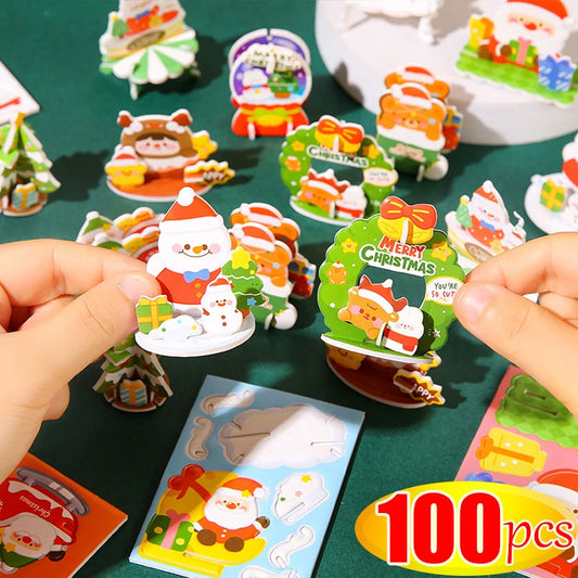3D Christmas Fun Three-dimensional Handmade Jigsaw Puzzle