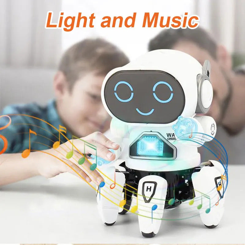 ダンスロボット 電動ペット ミュージカル 光るおもちゃ