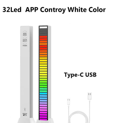 16/32/40Led RGB Sound Controlled Music Levels Light