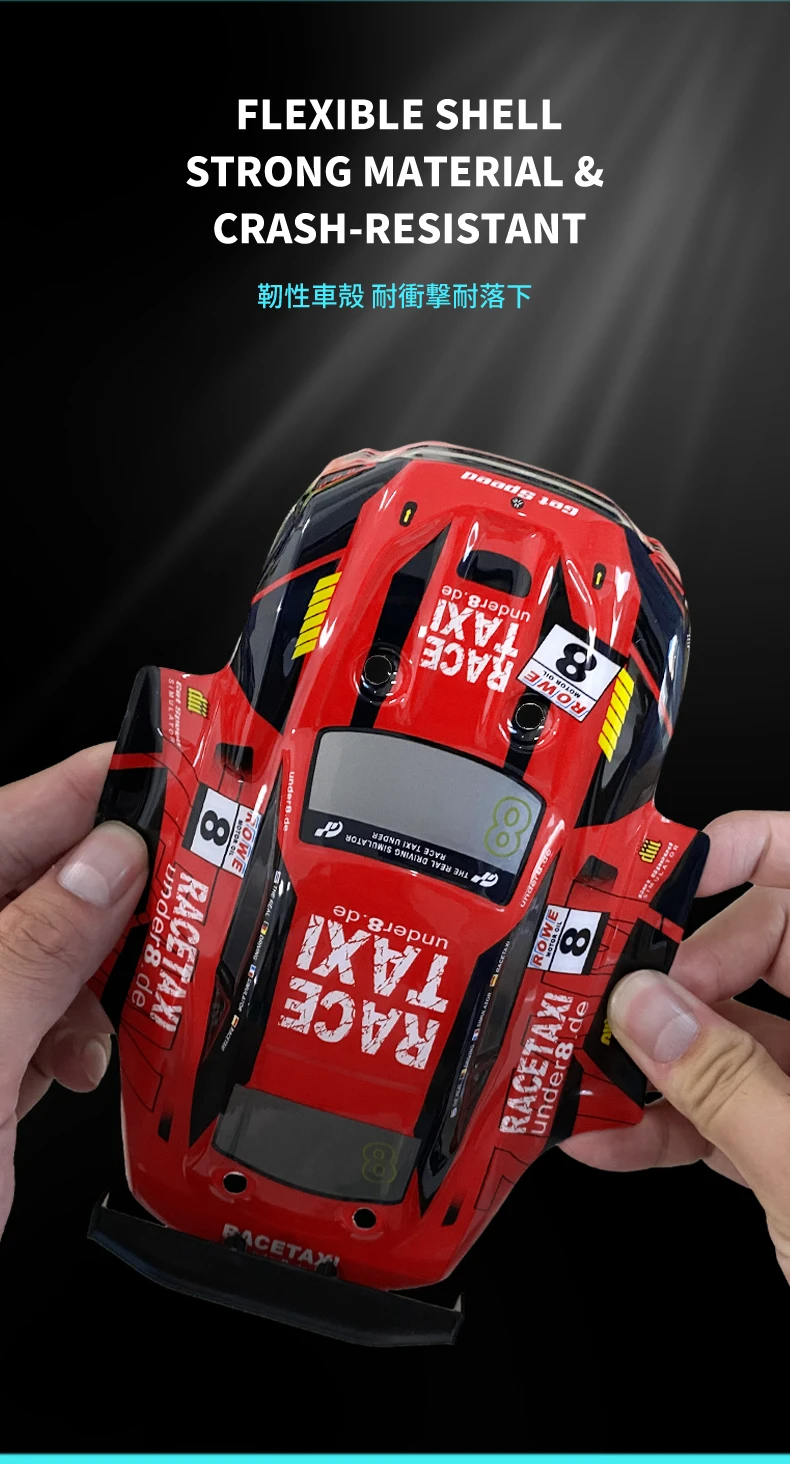 2.4G ドリフト RC カー 4WD ドリフトカー 1:18 おもちゃ リモートコントロール GTR カー