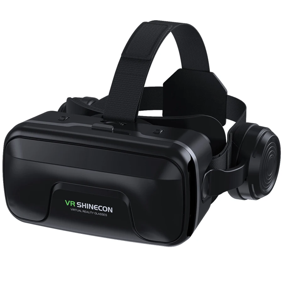 3D Virtual Reality VR Glasses With Controllers