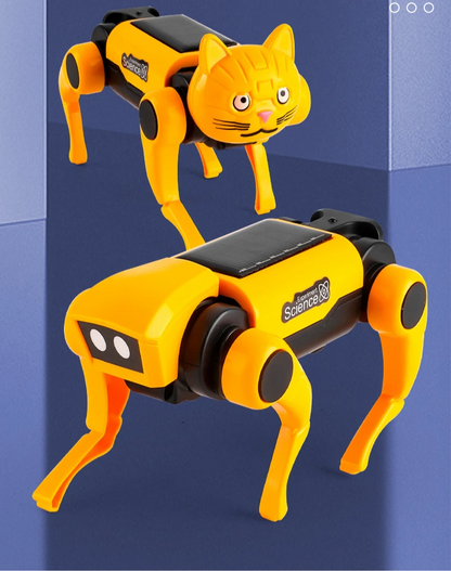 Robot Dog Science Experiment Kits Solar Powered Puppy