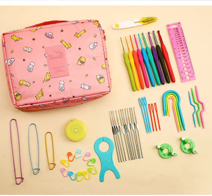 Crochet Kits For Beginners and Multi-color Storage Kits