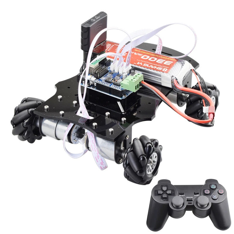 PS2 Handle/Hc-06 RC Control 5KG Load Mecanum Wheel Robot