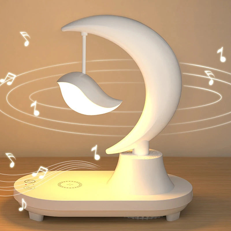 Bluetoothスピーカー LEDベッドサイドナイトランプ