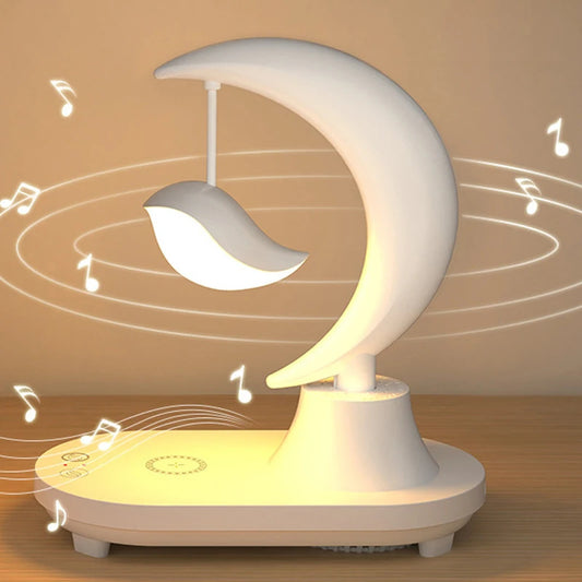 Bluetoothスピーカー LEDベッドサイドナイトランプ