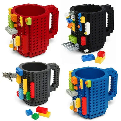 350ml クリエイティブミルクマグ コーヒーカップ クリエイティブビルドオンブリックマグ