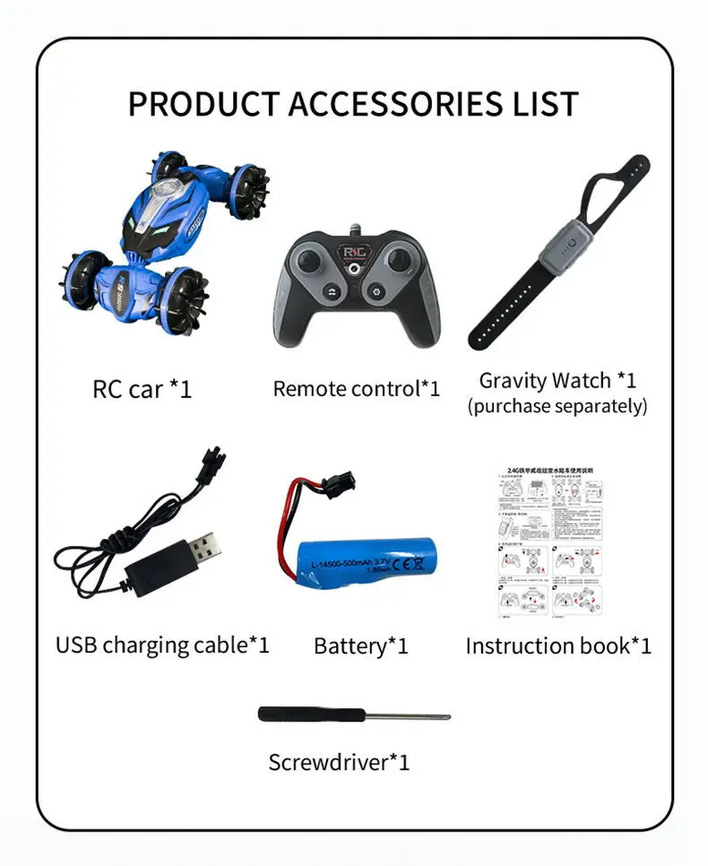 Off Road Climbing Water & Land 4WD Remote Control Racing Car