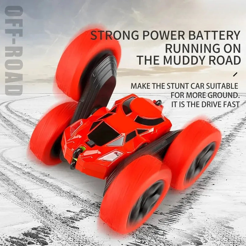 RC Stunt Car Children Double Sided Flip 2.4G Remote Control