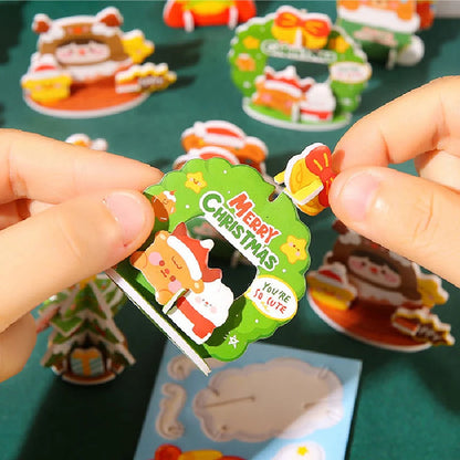 3D Christmas Fun Three-dimensional Handmade Jigsaw Puzzle