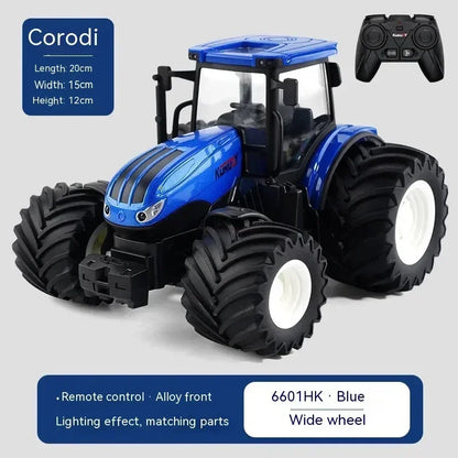 1:24 Alloy Remote-Controlled Tractor Toy