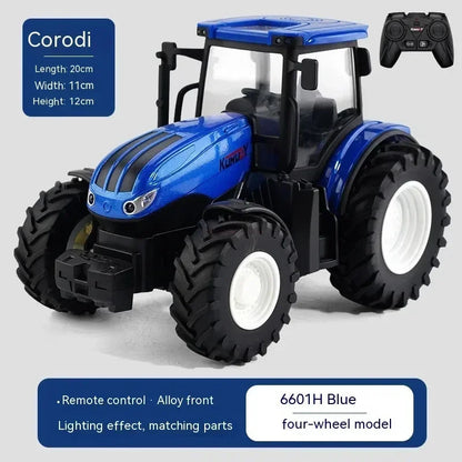 1:24 Alloy Remote-Controlled Tractor Toy