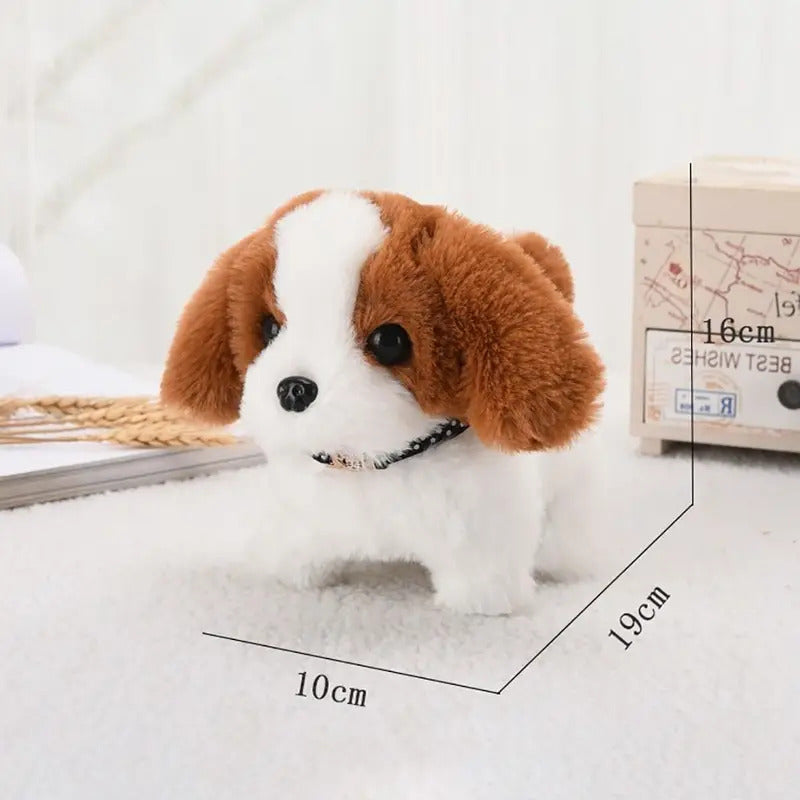 歩く、吠える、うなずく、尻尾を振るシミュレーション電気犬