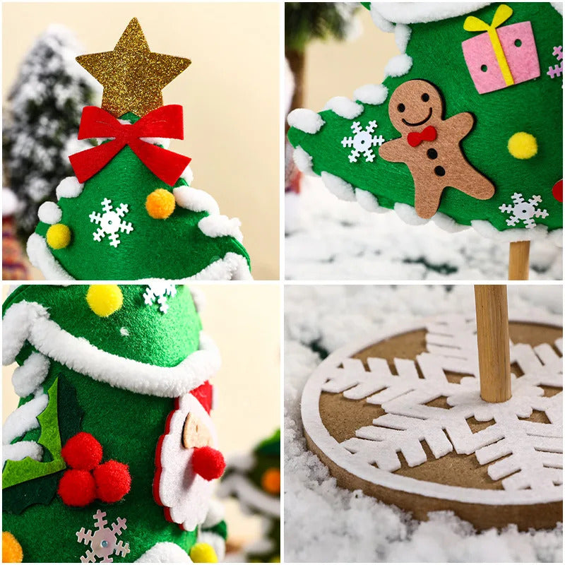 子供向けのDIYクリスマスツリークラフトキット