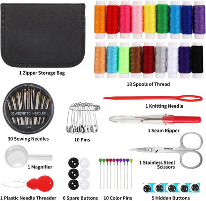 Sewing Kit Compact and Portable for Beginners and Professionals