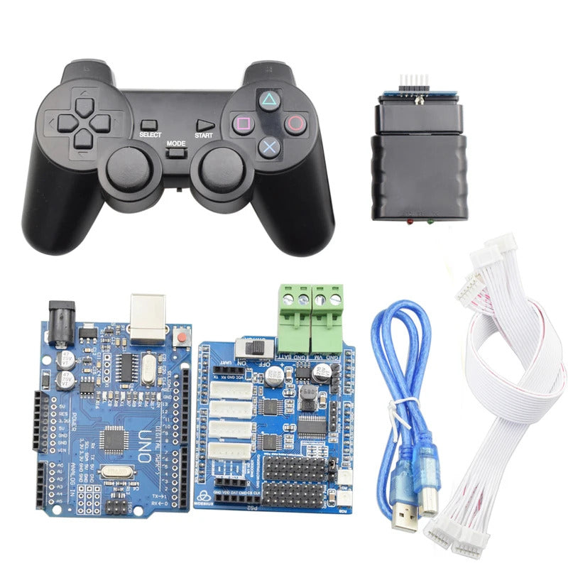 PS2 Handle/Hc-06 RC Control 5KG Load Mecanum Wheel Robot