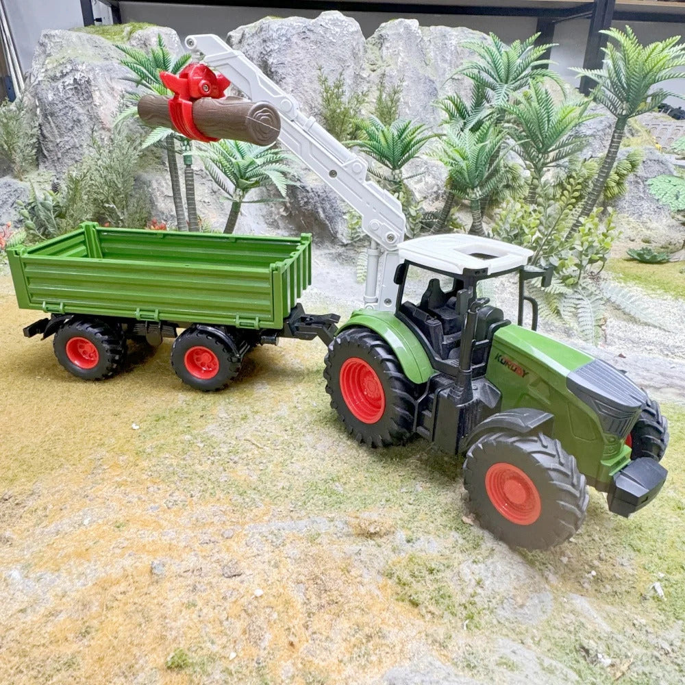大型エンジニアリング車両トラクタープレイセット 1/24スケール