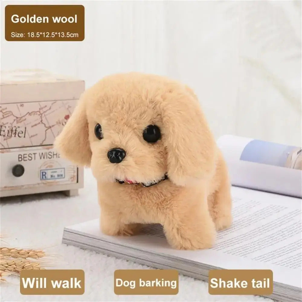 歩く、吠える、うなずく、尻尾を振るシミュレーション電気犬