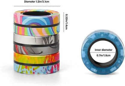 3pcs Magnetic Rings Spinner Fidget Toy Set Finger Magnets Rings