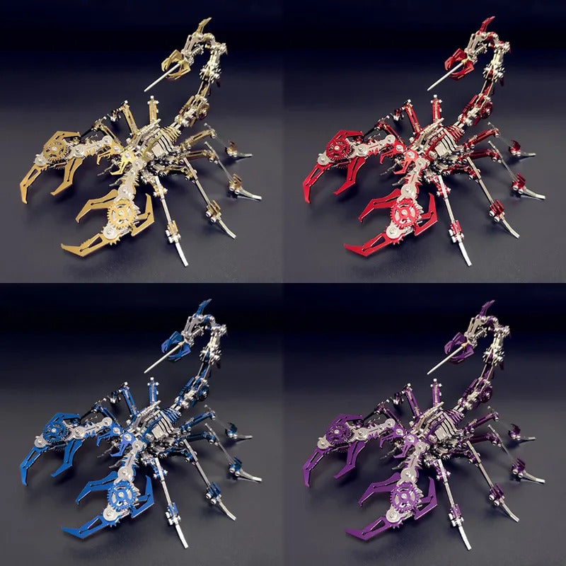 3D Scorpions Metal Puzzle Steampunk Mechanical Insect Model Kits