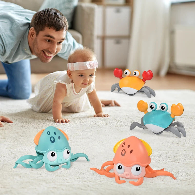 子供用誘導脱出カニタコ這いおもちゃ