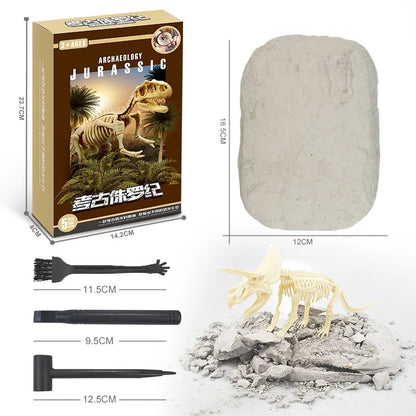 Dinosaur Fossil Excavation Kits Exquisite Jurassic Toy Set